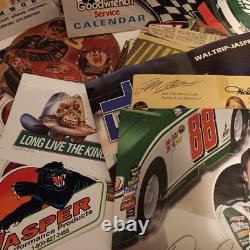 Lot of NASCAR Memorabilia, Hero cards, pictures, news clippings, see photos
