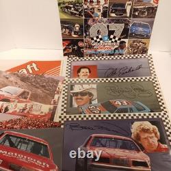 Lot of NASCAR Memorabilia, Hero cards, pictures, news clippings, see photos