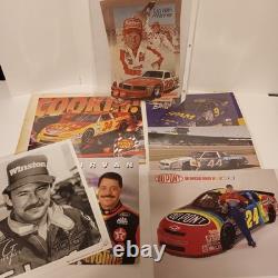 Lot of NASCAR Memorabilia, Hero cards, pictures, news clippings, see photos