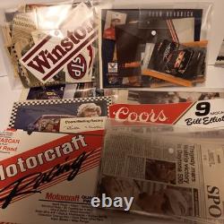 Lot of NASCAR Memorabilia, Hero cards, pictures, news clippings, see photos