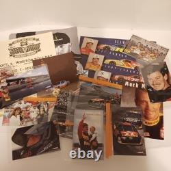 Lot of NASCAR Memorabilia, Hero cards, pictures, news clippings, see photos