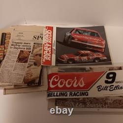 Lot of NASCAR Memorabilia, Hero cards, pictures, news clippings, see photos