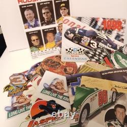 Lot of NASCAR Memorabilia, Hero cards, pictures, news clippings, see photos