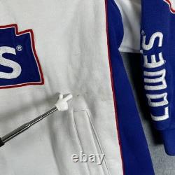 Lowes NASCAR Jacket Jimmie Johnson Mens XL White Chase Hendrick Motorsports
