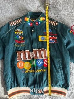 M&M ELLIOT SADLER #38 M&M VINTAGE NASCAR RACING JACKET JH Design Size large