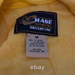 M&M NASCAR Racing Team 38 Elliot Sadler Yellow Twill Jacket M Chase Authentic