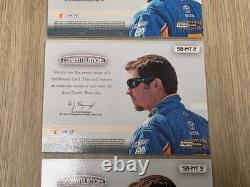 Martin Truex Jr Complete 2011 Spellbound Race Used Tire Card Set MWR NASCAR