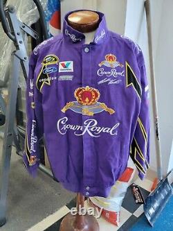 Matt Kenseth Crown Royal #17 Chase Authentics Twill Jacket 2XL with Sleeve Tag
