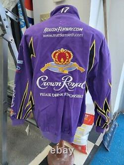 Matt Kenseth Crown Royal #17 Chase Authentics Twill Jacket 2XL with Sleeve Tag