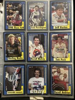 Maxx 91 NASCAR Cards. Full Book. 19 Pages. Approximately 180+ Cards