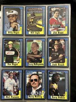 Maxx 91 NASCAR Cards. Full Book. 19 Pages. Approximately 180+ Cards