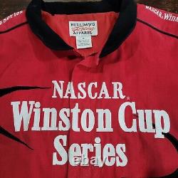 Med NASCAR Winston Cup Series Racing Jacket Bulldawg Racing Apparel Cotton Nylon