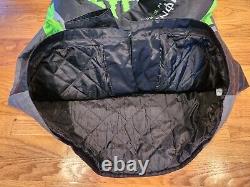 Monster Energy Nascar Cup Series Jacket XXL Double Sided Preowned Black Green