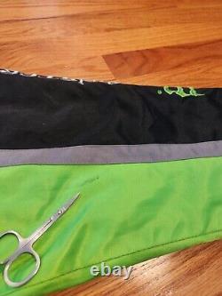 Monster Energy Nascar Cup Series Jacket XXL Double Sided Preowned Black Green