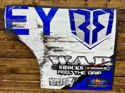 NASCAR #26 Dawson Sutton 2025 Race Used Rackley Roofing QTR Panel