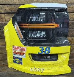 NASCAR #38 Chandler Smith 2025 Race Used Long John Silvers Corner Nose
