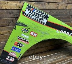NASCAR #38 Zane Smith 2025 The Clash Bowman Gray Race Used Contingency Panel
