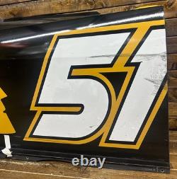 NASCAR #51 Cody Ware 2025 Race Used Costa Oil Door Panel- Iowa