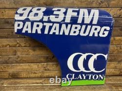 NASCAR #51 Jeremy Clements 2025 Race Used Spartanburgers Qtr. Panel- Charlotte