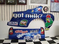 NASCAR #5 Terry Labonte Race Used Sheet Metal From 2003 Got Milk Campaign