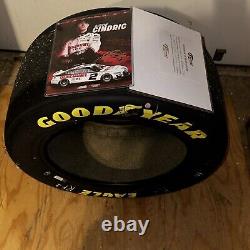 NASCAR Austin Cendric Signed Daytona 2023 Race Used Goodyear Tire withPenske COA