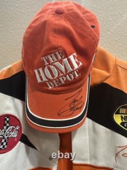 NASCAR CUP SERIES Tony Stewart Chase Authentic Signed Large Jacket And Hat EUC