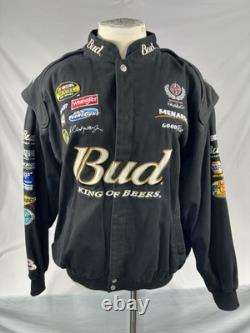 NASCAR Chase Authentics Dale Earnhardt Jr King of Beers Racing Jacket Size 2XL
