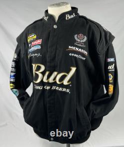 NASCAR Chase Authentics Dale Earnhardt Jr King of Beers Racing Jacket Size 2XL