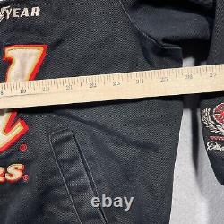 NASCAR Chase Authentics Jacket Men XXL Nextel Cup Dale Earnhardt Bud Black