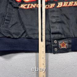 NASCAR Chase Authentics Jacket Men XXL Nextel Cup Dale Earnhardt Bud Black