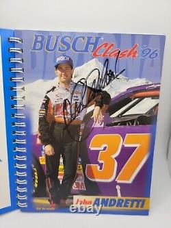 NASCAR Clash'96 Driver Autographs Gordon Andretti Labonte Marlin Martin Jarret