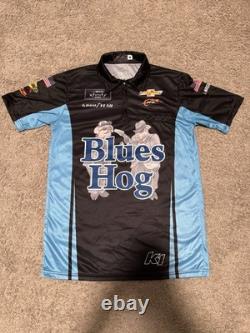 NASCAR Connor Zilisch #88 Blue's Hog Pit Crew Shirt JRM Size M JR Motorsports