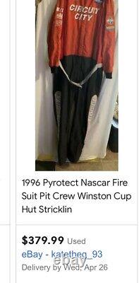NASCAR Go Daddy Pit crew firesuit mens large