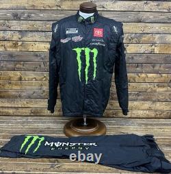 NASCAR IMPACT Race Used JGR Monster Energy Firesuit SFI 3.4/5 Size C44-W-32-L29