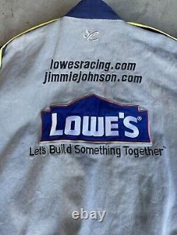 NASCAR JIMMY JOHNSON LOWE'S CHASE Authentic Drivers Line- Lined Coat XL