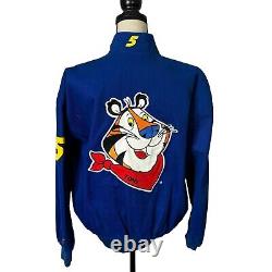 NASCAR Jacket M Chase Authentics Terry Labonte Kellogg's Got Milk 6 Pins Blue