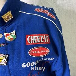 NASCAR Jacket M Chase Authentics Terry Labonte Kellogg's Got Milk 6 Pins Blue