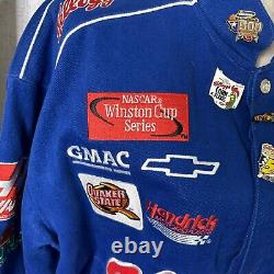 NASCAR Jacket M Chase Authentics Terry Labonte Kellogg's Got Milk 6 Pins Blue