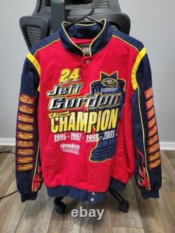 NASCAR Jeff Gordon 4 Time Champion Jacket XL Great Condition