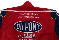 NASCAR Jeff Gordon Mens Jacket XL DuPont Racing Chase 24 Sunoco Gas Flames Fire