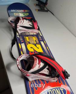 NASCAR Jeff Gordon Vintage #24 DuPont Snowboard Board w Option Haze Bindings Sig