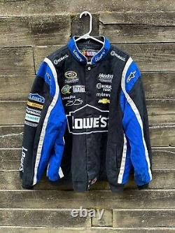 NASCAR Jimmie Johnson Lowe's Chase Authentics Jacket 2XL, XXL used