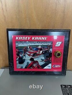 NASCAR Kasey Kahne #9 Photo with Car Part Authenticated #43/509