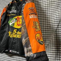 NASCAR Martin Truex Jr Bass Pro Shops Full-Snap Black Camouflage XL Jacket
