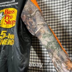 NASCAR Martin Truex Jr Bass Pro Shops Full-Snap Black Camouflage XL Jacket