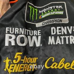 NASCAR Martin Truex Jr Bass Pro Shops Full-Snap Black Camouflage XL Jacket