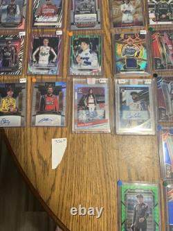 NASCAR, Prizm, Select, Donruss Optic Trading Card Lot- All Numbered And Autos