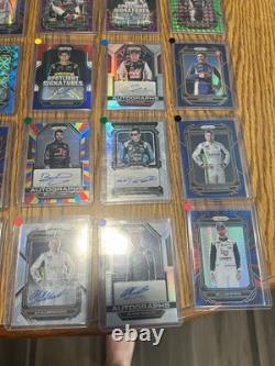 NASCAR, Prizm, Select, Donruss Optic Trading Card Lot- All Numbered And Autos