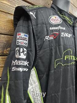 NASCAR Puma Race Used Firesuit Team Penske SFI 3.4/5 Size C42-W30-L30