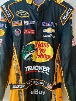 NASCAR Race Used Driver Suit Ty Dillon Bass Pro Shop Stewart Haas Racing #14